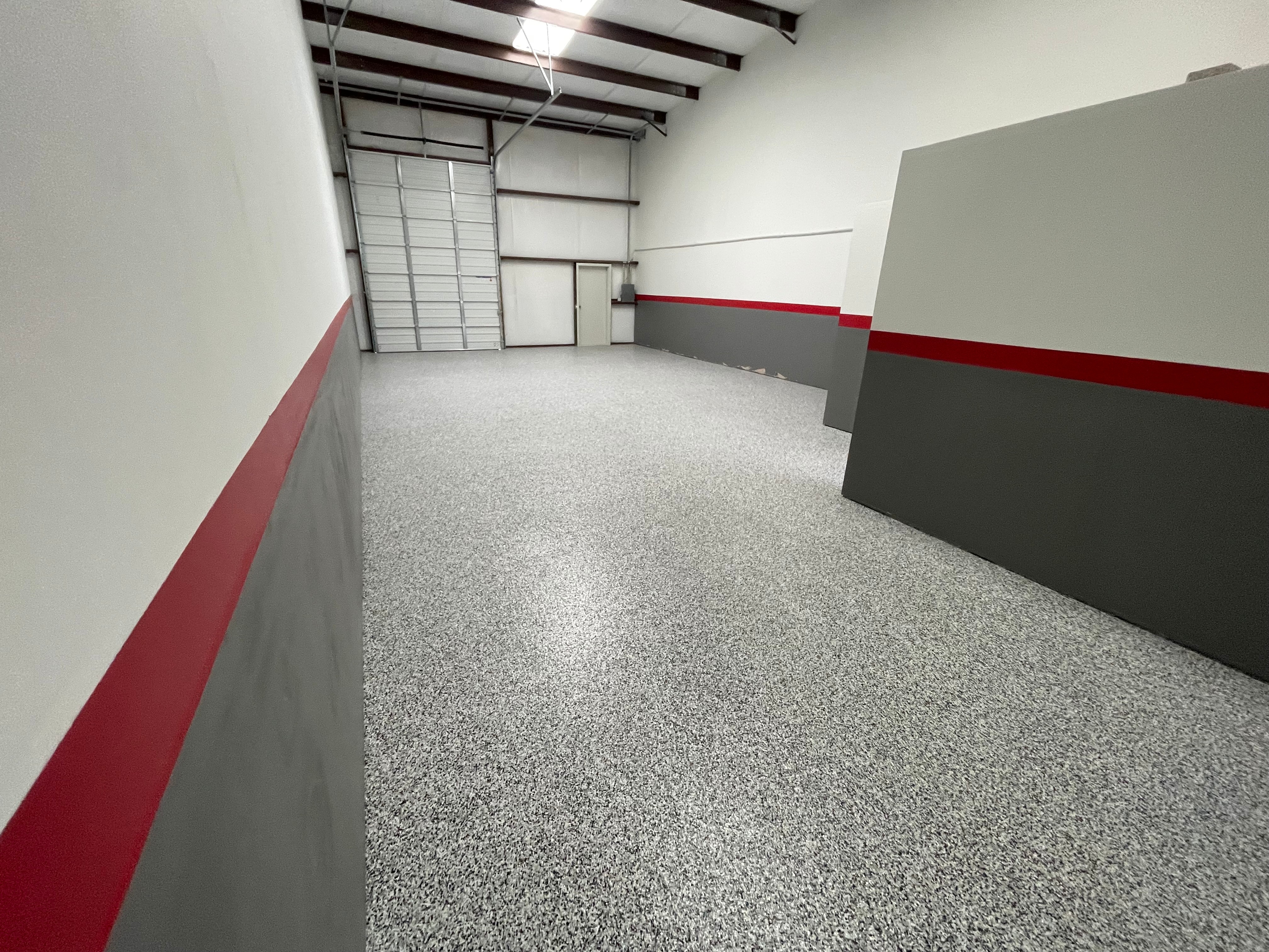 Commercial Shop Red Accent