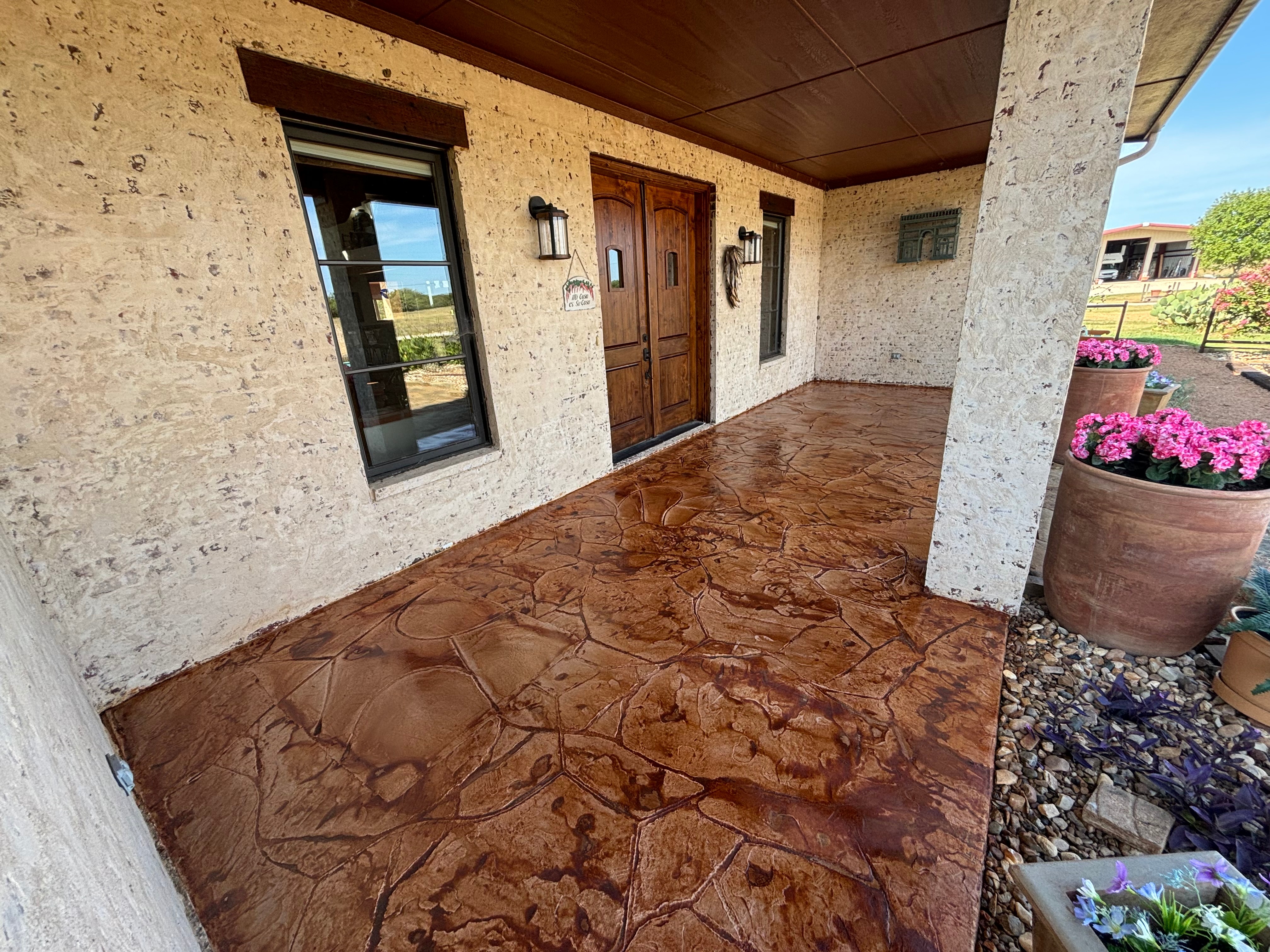Stained Concrete Porch